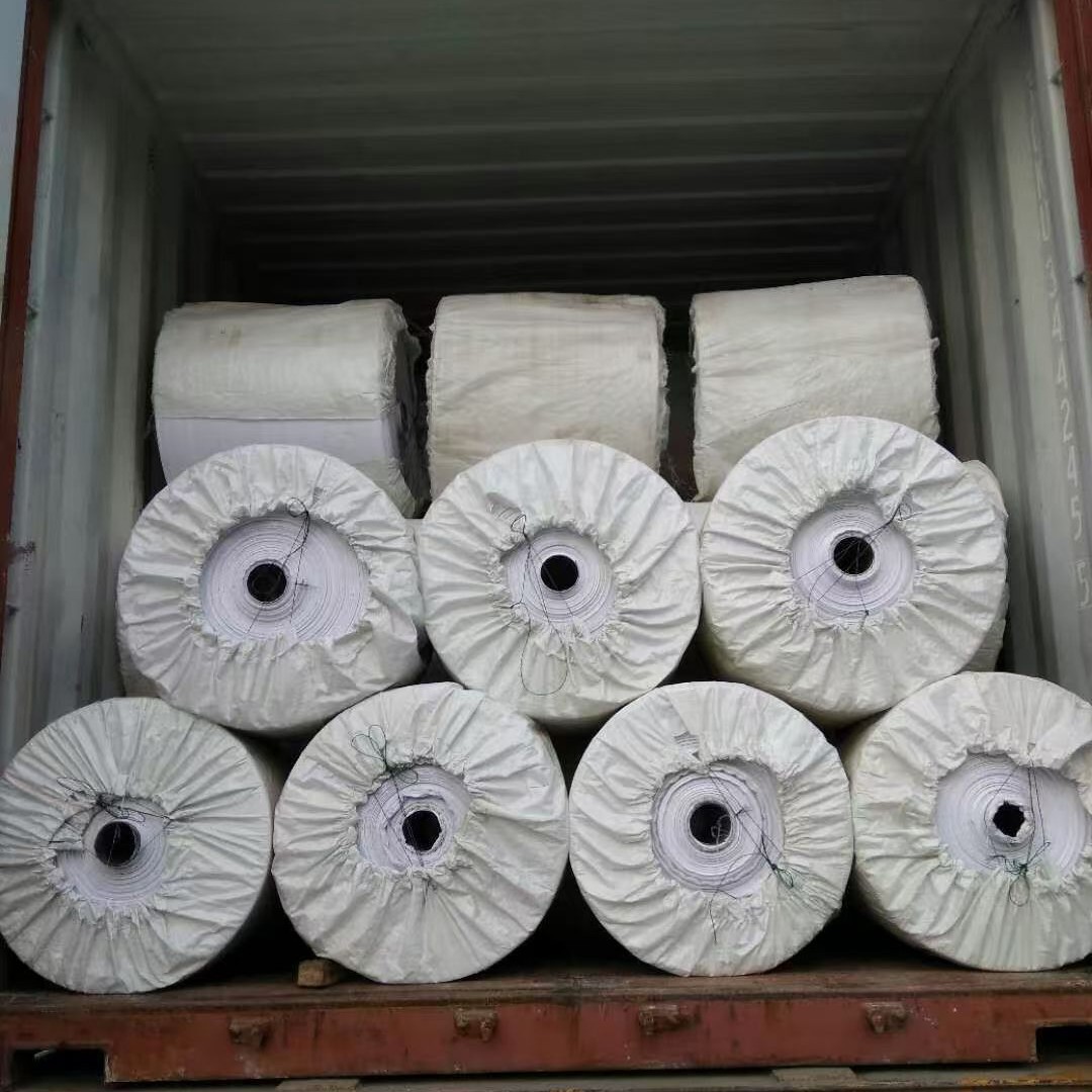 临沂厂家拉丝织布布卷出 巴西布卷各种规格布卷 编织袋布卷