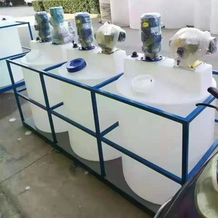 Factory Direct Sales 1000 Liters Plastic Mixing Tank 2 Tons with Motor Mixing Bucket 3 Tons PE Dosing and Dosing Bucket