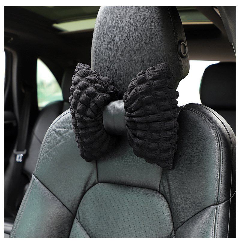 Car Headrest Neck Pillow Lumbar Pouffe Car Seat Breathable Comfortable Pillow Internet Celebrity Car Interior Supplies