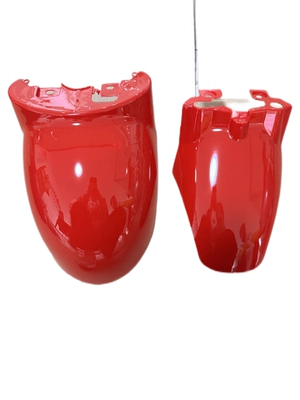 Electric vehicle fender — for Aima, Xiaodao, Yadi, Xiaoguaiwang - big-red-thick-version