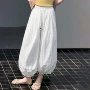 女童新款薄款镂空灯笼裤