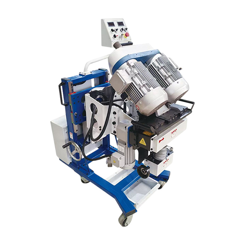 Fabricante de suministro de máquina de ranura rotativa auto-caminante para mecanizado de chapa metálica, fresado de borde de placa plana eléctrica automática