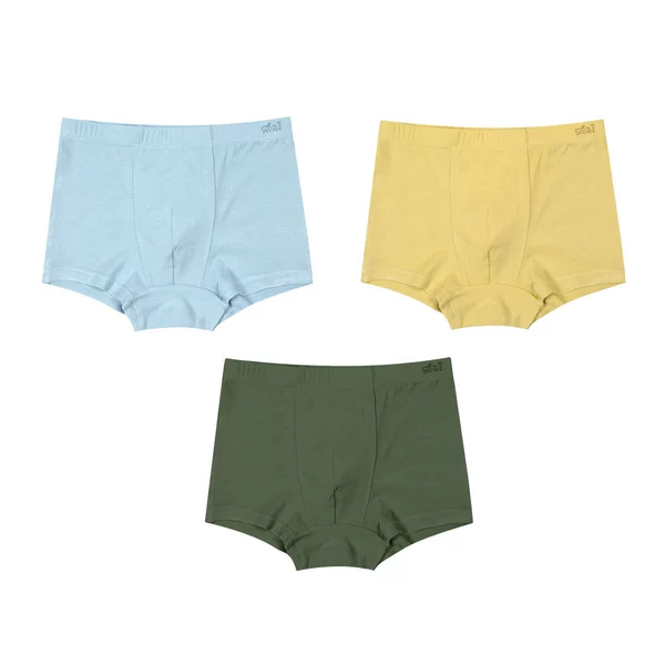 01 Blue, Yellow and Green Boxer Suit [Boys]