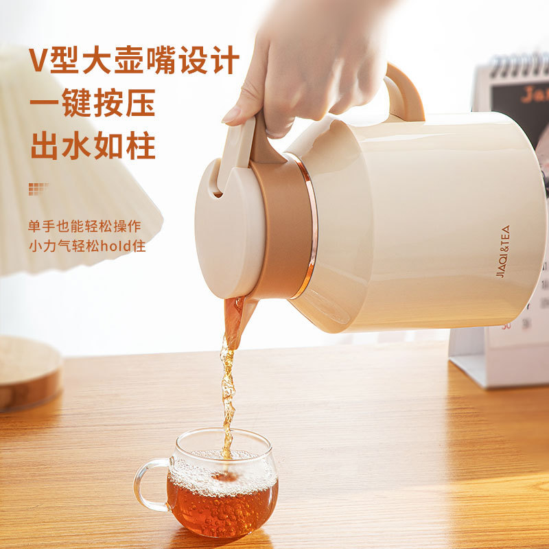 316 stainless steel stewed teapot Thermos mug men and women old white teapot for making tea home large capacity office coffee pot