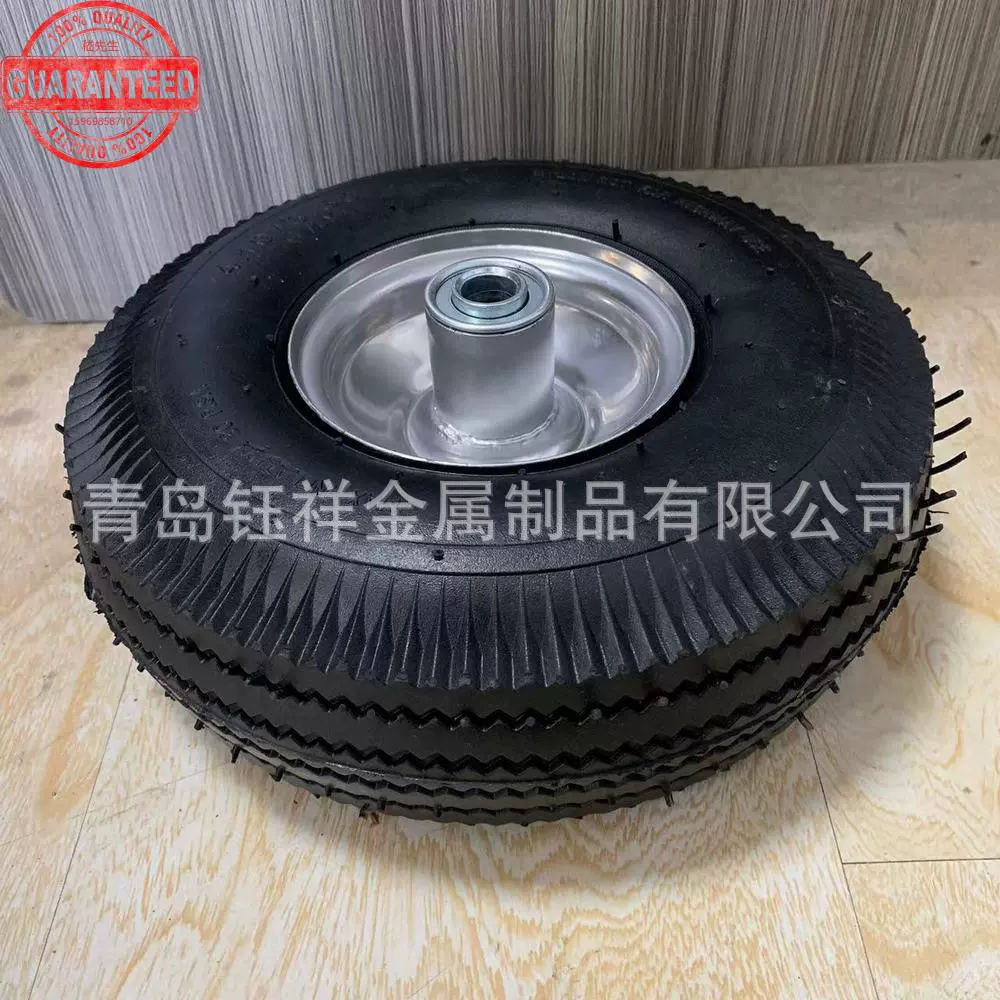 Надувное резиновое колесо Source Factory 3.5-410inch (одиночное), грузоподъемность 80kg кг, подходит для различных тележек, размер L