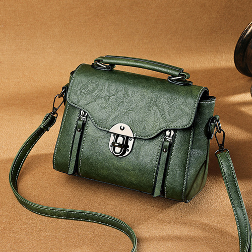 Women's crossbody bag, trendy retro handbag, single shoulder bag, versatile and fashionable small square bag