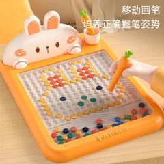 クロスボーダーのウサギの磁気の画板の子供のパズルの益智の早教はペンを制御して磁気の画板の六一のおもちゃの贈り物を訓練します。