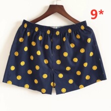 全棉动漫阿罗裤男纯棉宽松大码棉布内裤卡通孖烟通居家休闲睡裤