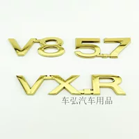 Применимый Land Cruiser Rander Cool Louze Доминирование 5.7V-XR V8 Алфавитный знак автомобиля с золотым хвостом