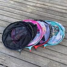 新款黑坑竞技飞抄网头可换网拆卸抄网头异形铝合金捞鱼网头