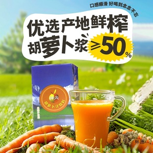 New Product Shennai Carrot Juice Kidsren's Healthy Nutrition Vitamin C Drink Fruit and Vegetable Juice Gift Box Holiday Gift