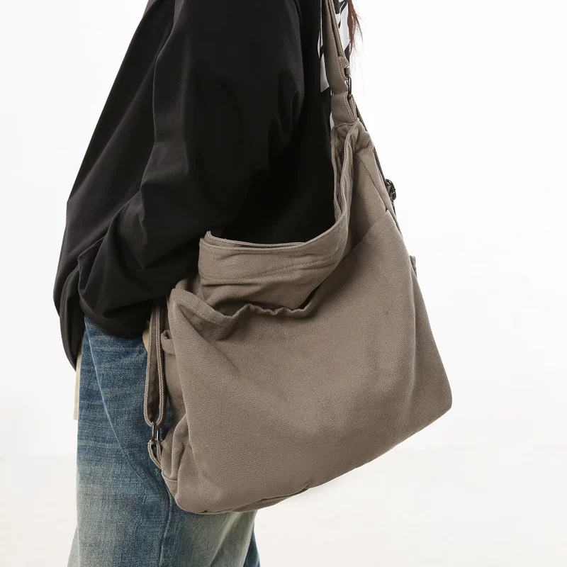 Shopping bag, capacious one-shoulder bag, shoulder bag, backpack, Korean style