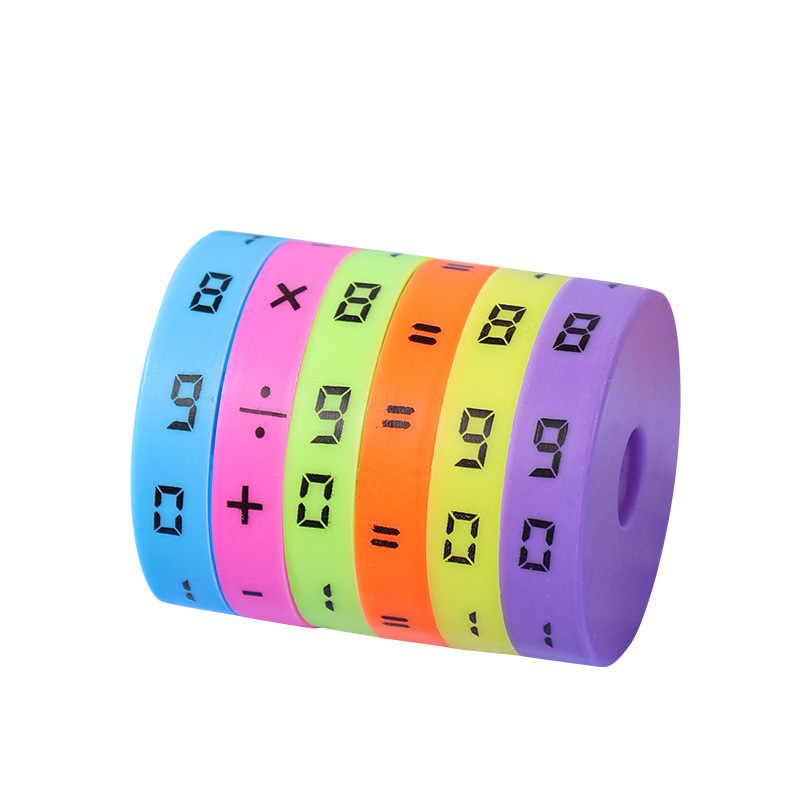 Digital addition, subtraction, multiplication and division Rubik's cube for primary school students children's early education educational toys reward small gifts kindergarten gifts
