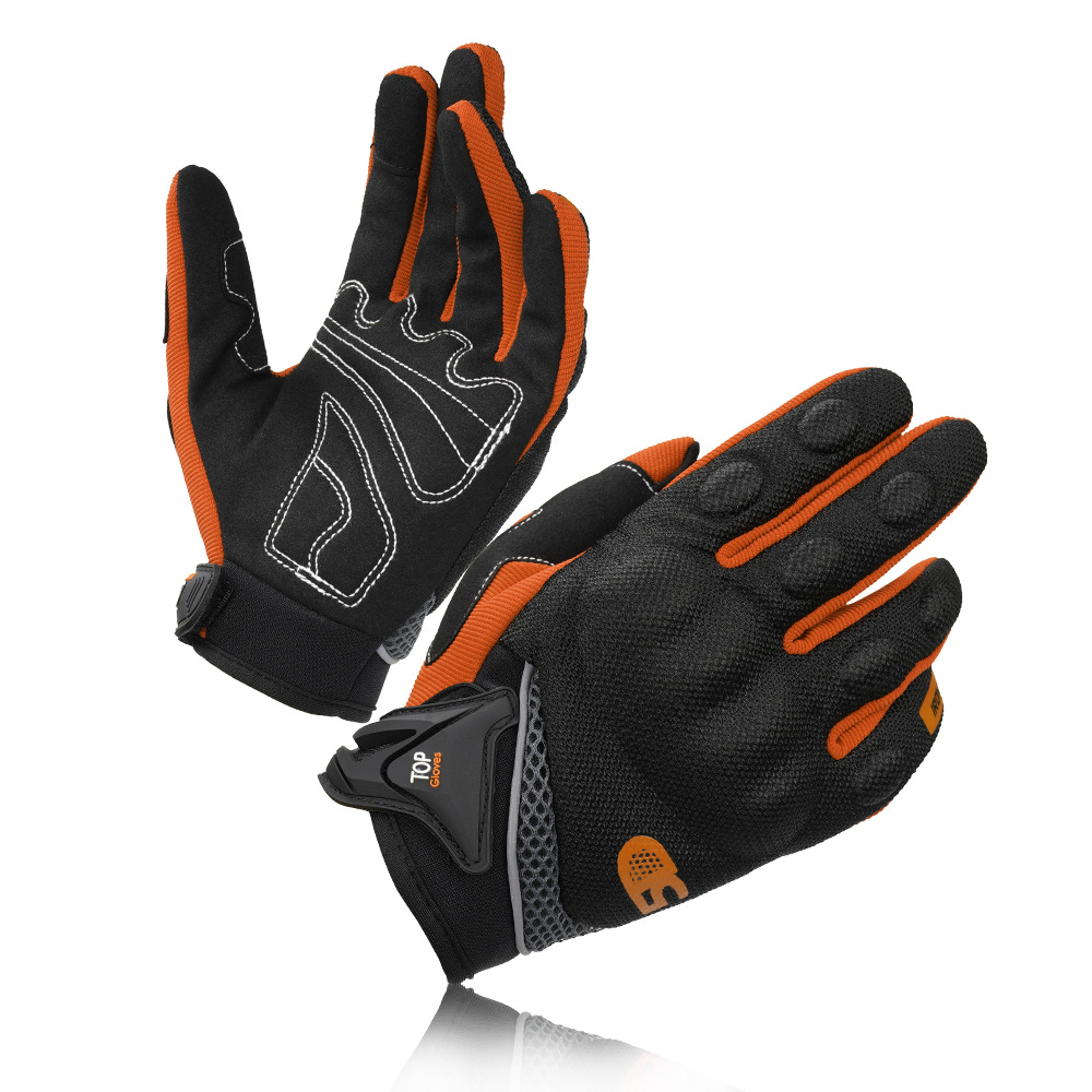 Guantes de motocicleta a prueba de caídas y transpirables, locomotoras de carreras de ciclismo de cuatro estaciones, guantes de pantalla táctil antideslizantes resistentes al desgaste, hombres para llevar