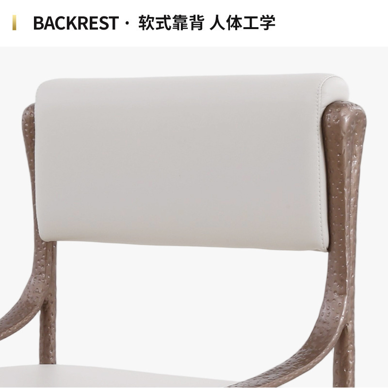 意式北欧靠背椅子家用轻奢凳子极简高级感网红高端餐桌椅现货批发|undefined