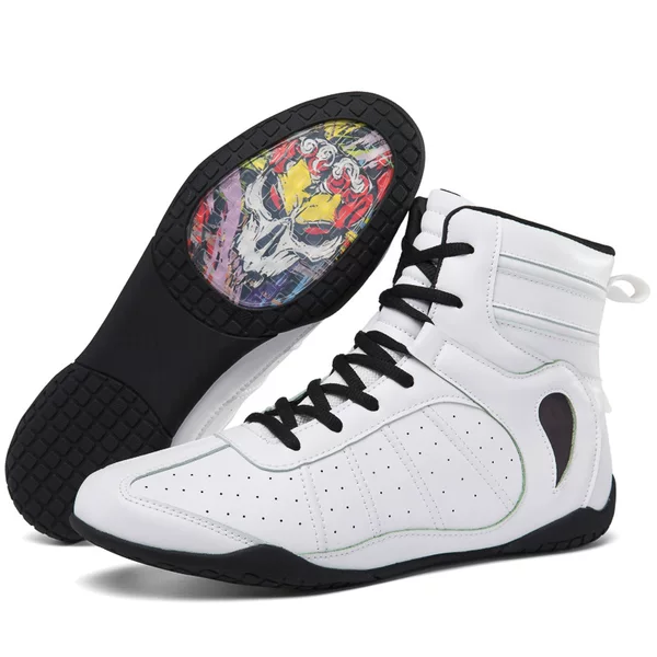 Cross-Border Amazon Large Size Boxing, Wrestling, Fighting, Squat Shoes for Men and Women, Lightweight Non-Slip Sanda Training Shoes, Fighting Shoes