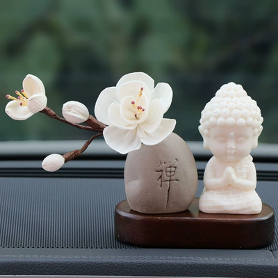 Other Automotive Interior Supplies Creative Car Interior - white-buddha-base-magnolia
