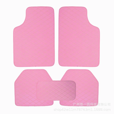 Universal Foot Pad – carpet car floor mat - pink-02