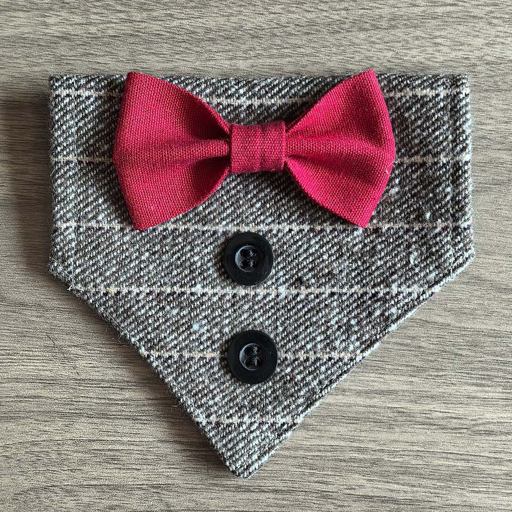 TANPOPO transfronterizo para gatos guapo corbata toalla triangular collar trajes de moda toalla triangular para mascotas