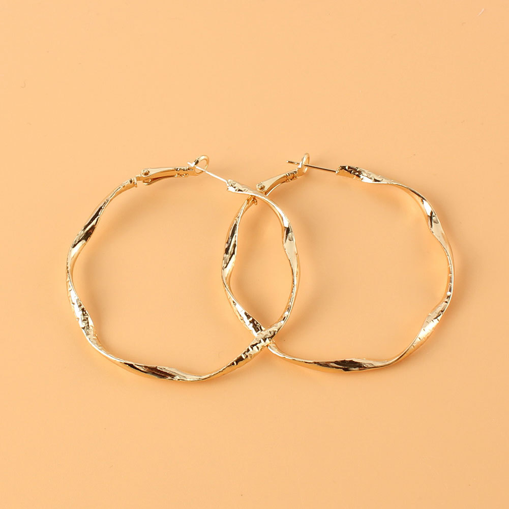 Retro Alloy Geometric Irregular Earrings display picture 4