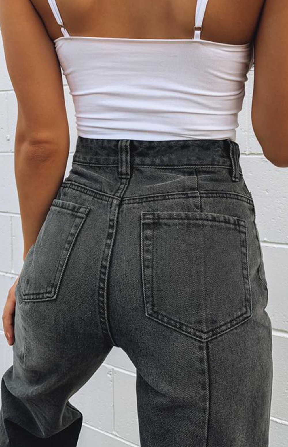 Loose Hole High Waist Straight Street Trendy Jeans - Pants - Uniqistic.com