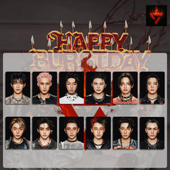 SEVENTEEN「HAPPY BURSTDAY」ミニカード特典カードランダムカードキムミンキーグッズ