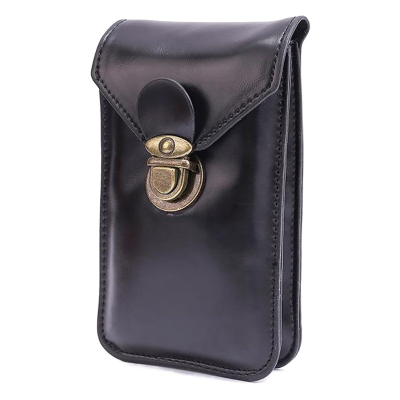New Men's stall work mobile phone waist bag belt vertical belt multi-functional hanging bag factory wholesale