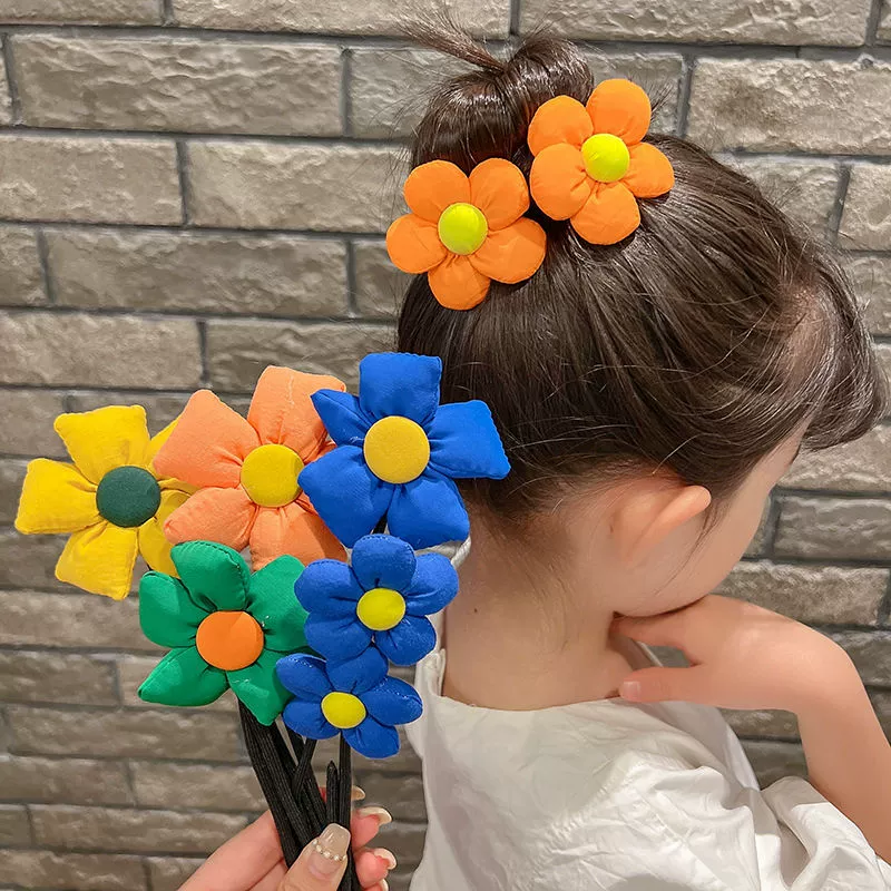 Children's cute hairgrip, flowered
