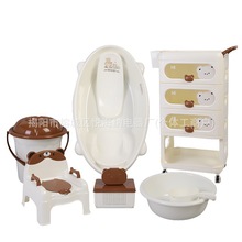 嬰兒洗澡盆寶寶卡通浴盆新生幼兒童可坐躺家用大號沐浴盆小孩用品