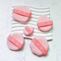 Клубничный порошок на воздушной подушке Powder Puff Замачивание воды Большой мини-консилер для большого пальца Сухая и влажная косметическая губка двойного назначения Puff Без пудры Воздушная подушка