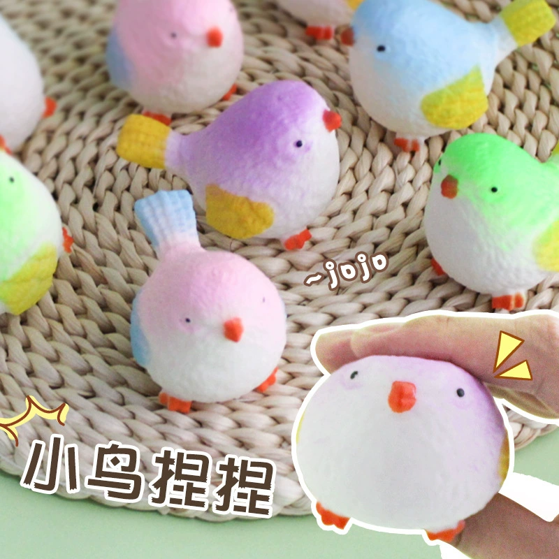 Креативная мука птица щепотка мягкого клея