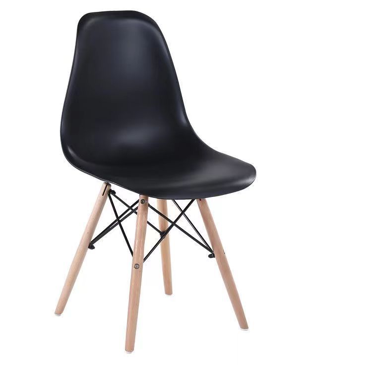 Silla escandinava moderna, creativa, informal, sencilla, popular, con respaldo, silla de comedor para el hogar, mesa de negociación y silla Eames