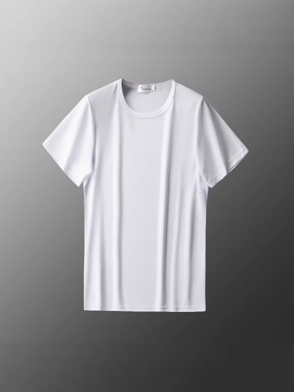 卸売スポットメッシュ半袖Tシャツメンズ夏アイスシルク速乾薄手安い涼しい通気性半袖Tシャツ|undefined