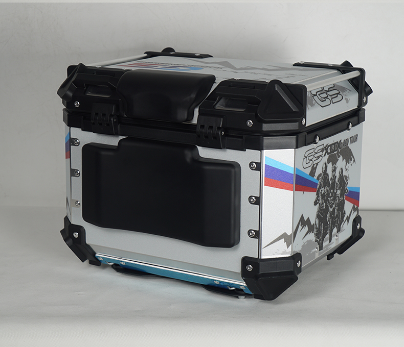 Suitable for Aluminum Alloy 36L Tail Box Backrest Motorcycle 45L Trunk Soft Back Cushion 55L65 Tail Box Backrest 40L