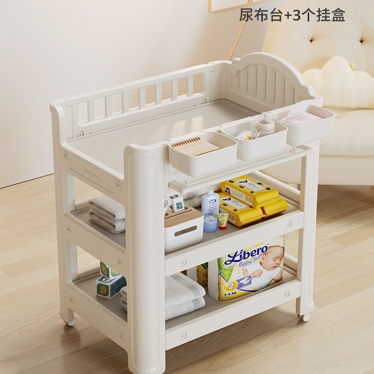 Babyviva pañales para bebés, tabla de cambio de pañales para bebés, tabla de baño, cama móvil para recién nacidos