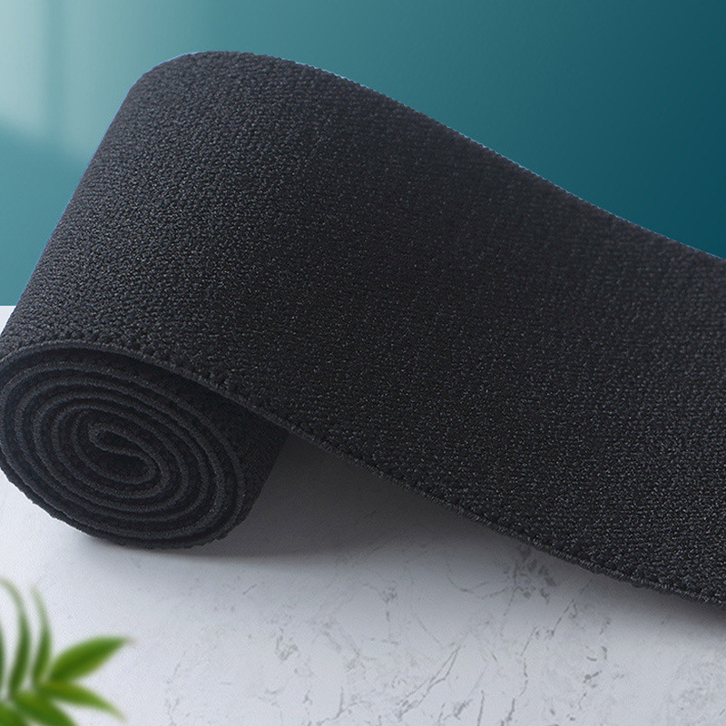 Two-color thickened imitation nylon elastic band, double-sided velvet elastic band, trouser skirt waist leakage, super soft brushed elastic band