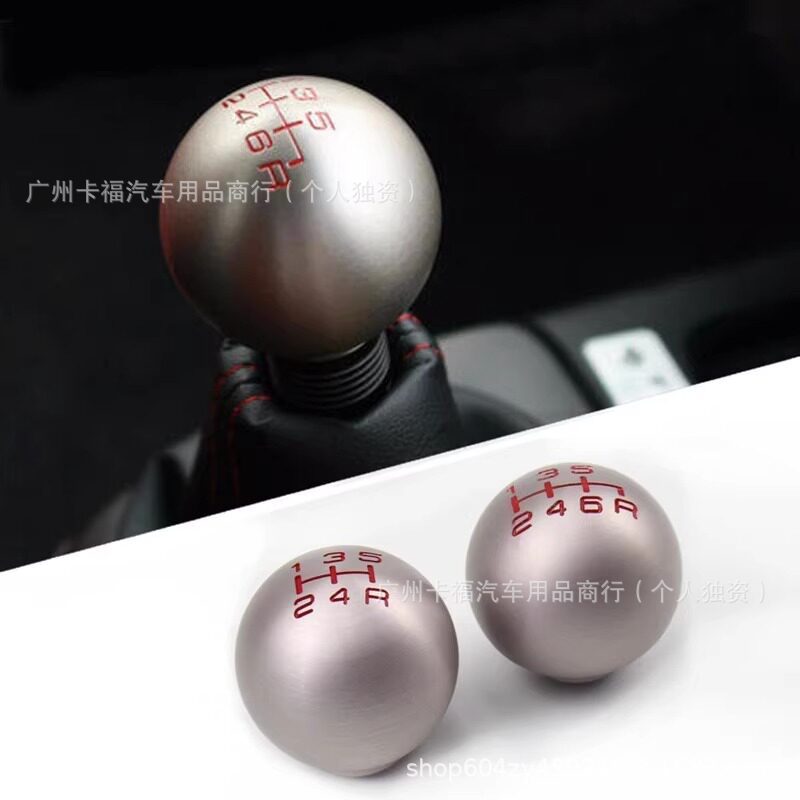 Manual gear shift knob for car modification suitable for Honda Civic/Fit/M10X1.5 round gear stick head
