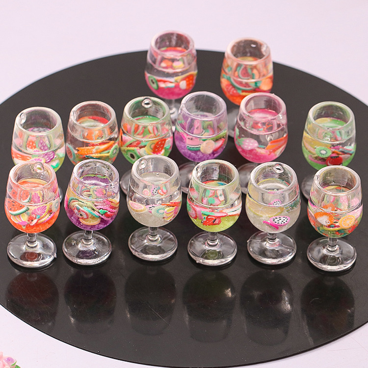 New Simulated Tall Drink Cup DIY Trendy Pendant Luminous Sparkling Water Acrylic Lemon Cup Cross-Border Hot Style New Simulated Tall Drink Cup DIY Trendy Pendant Luminous Sparkling Water Acrylic Lemon Cup Cross-Border Hot Style