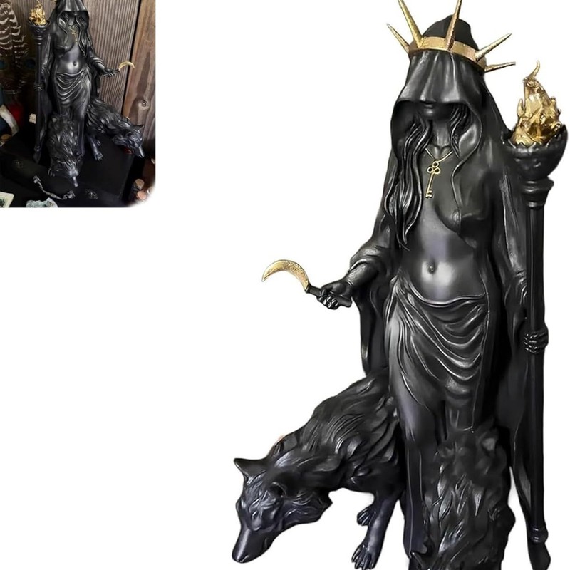 Hekate Niktipolos, The Witch of The Night魔法猎犬树脂雕像|undefined