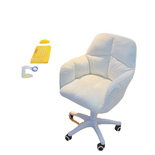 Home computer chair comfortable sedentary dormitory stool student writing desk chair bedroom girl backrest lifting swivel chair