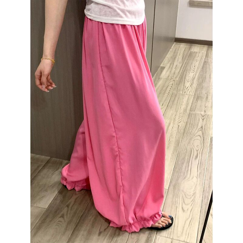 Women's Casual Pants, Cool and Comfortable Loose-Fitting Bloomers, Slimming Lazy Style Casual Long Pants Women's Casual Pants, Cool and Comfortable Loose-Fitting Bloomers, Slimming Lazy Style Casual Long Pants