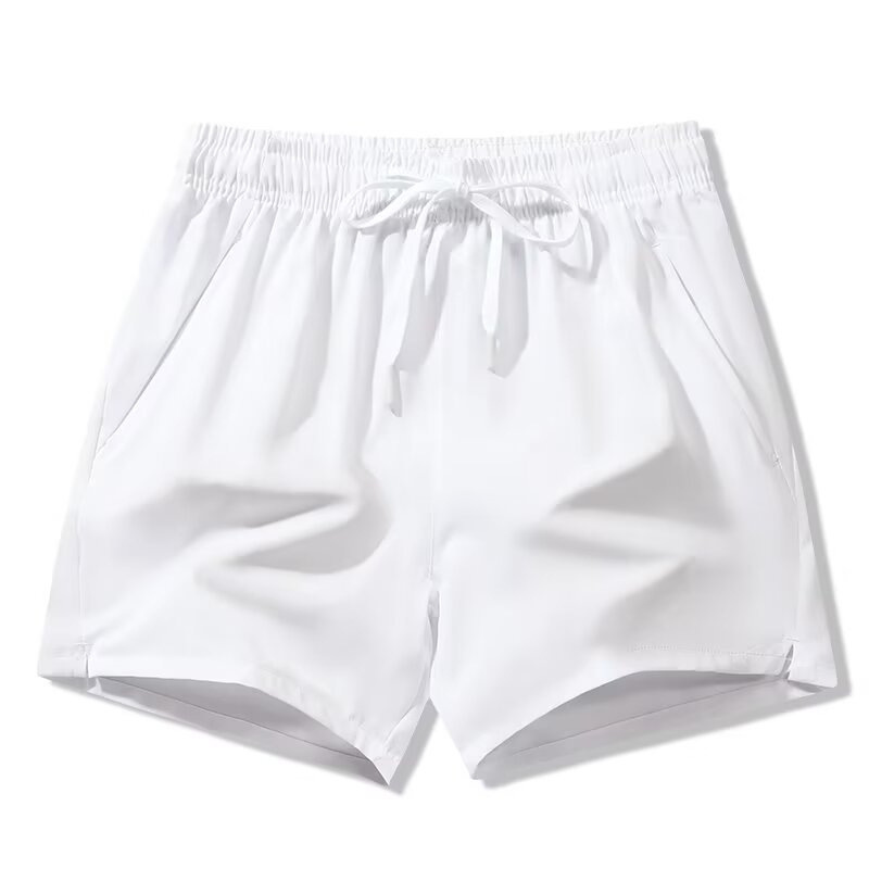 Ice Silk Shorts Men's Summer New Quick-drying Running Sports Casual Triple Pants Couple's Trendy Fitness Pants Ice Silk Shorts Men's Summer New Quick-drying Running Sports Casual Triple Pants Couple's Trendy Fitness Pants