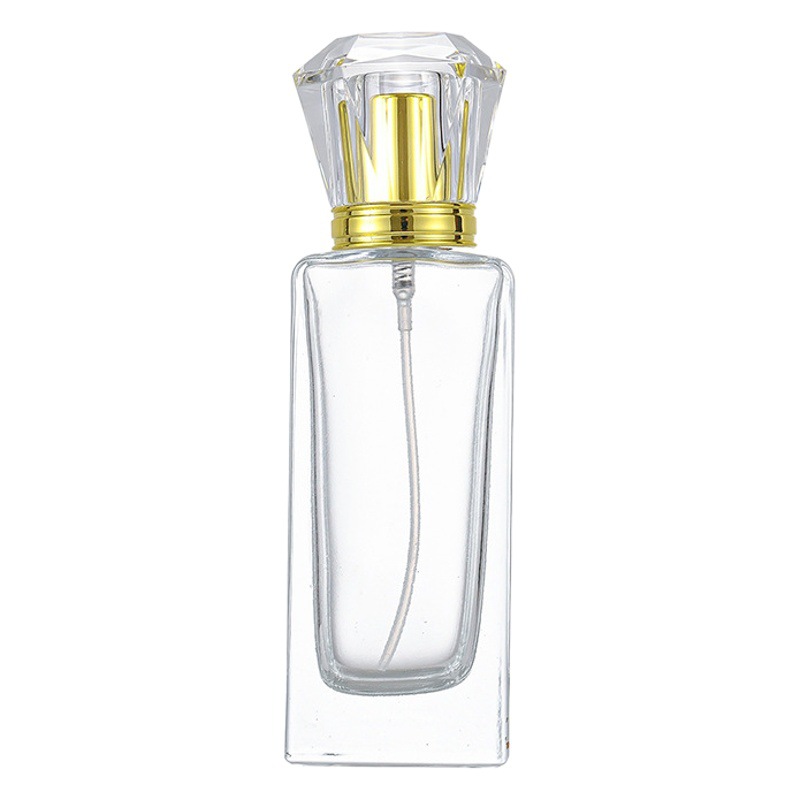 50ml botella de perfume portátil botella de perfume de especificación múltiple botella cosmética botella de perfume avanzada botella vacía de vidrio