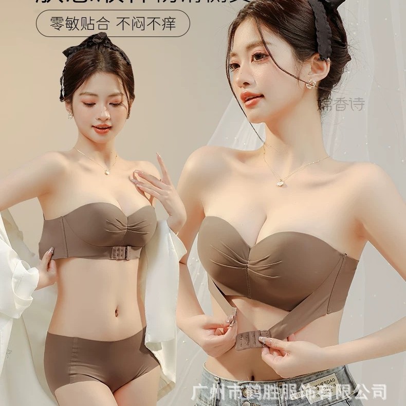 Venta directa de fábrica comercio electrónico transfronterizo Sudeste de Asia Vietnam Tailandia damas sin costuras sujetador de recogida lateral cómodo