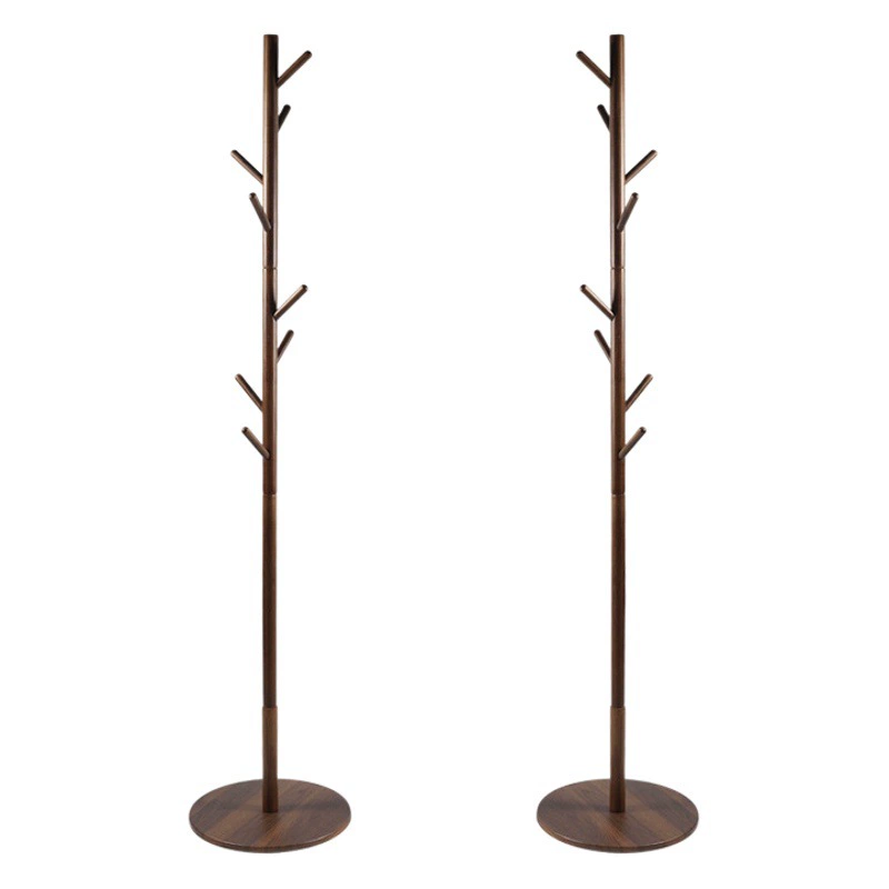 Вешалка для одежды из цельного дерева, бытовая простая вешалка для одежды из цельного дерева, вешалка для одежды из бука, напольная вешалка для одежды для гостиной, спальни