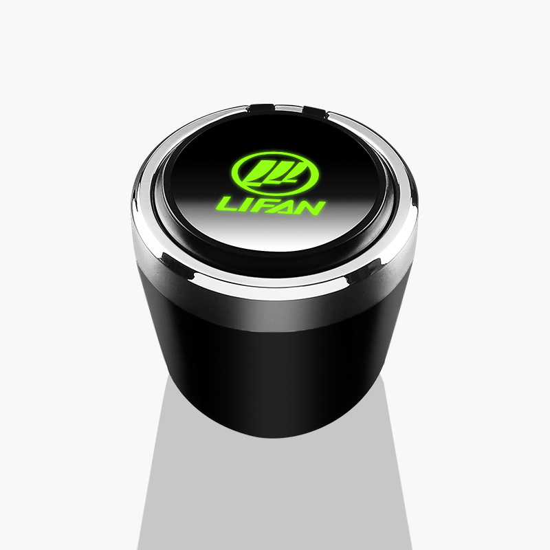 620 Xuanlang 320 – Maiwei Car ashtray - lifan-short-glass-luminous-logo-one-button-open-large-capacity