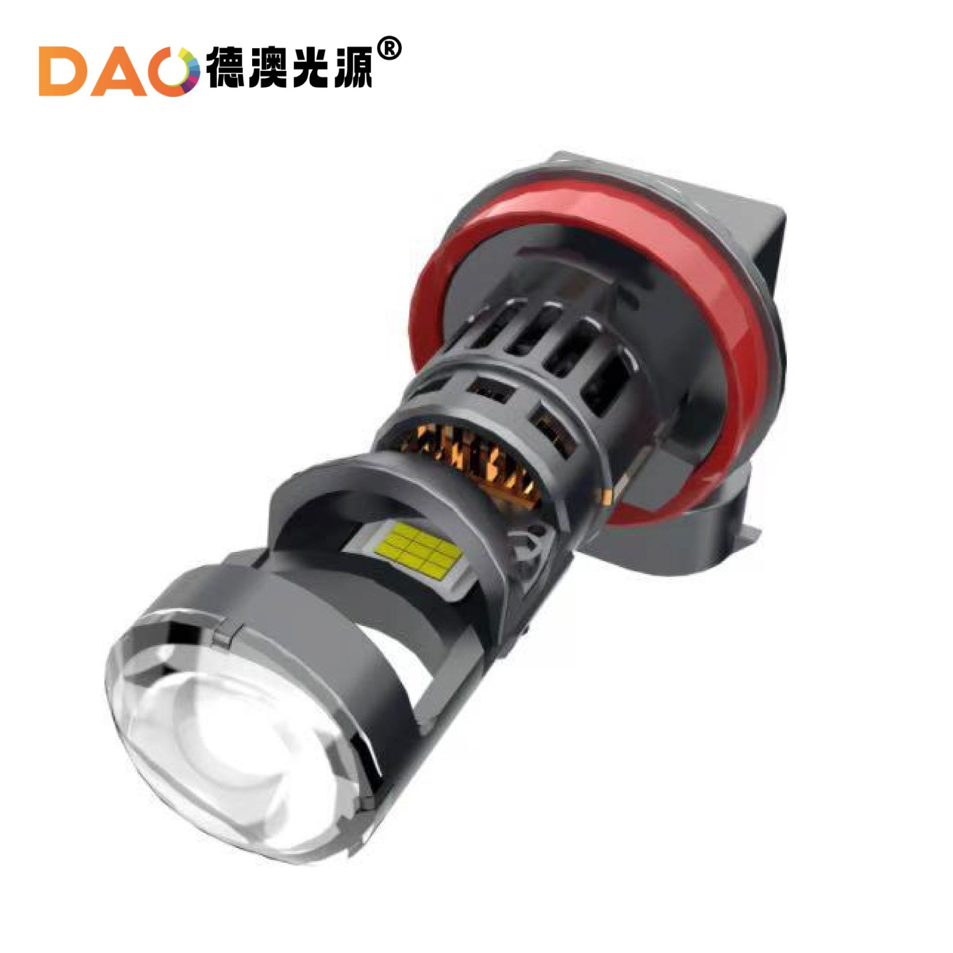 Nueva línea directa MO1R lente de automóvil lente de faro LED de alta definición H4H79005 image 3