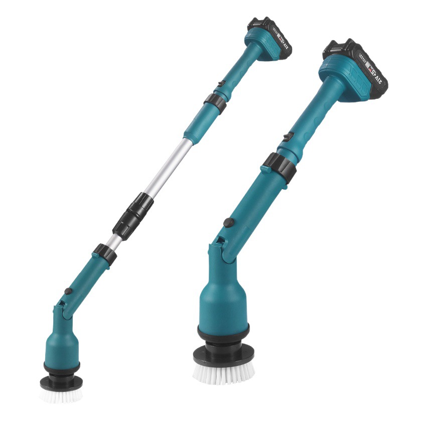 Cepillo de limpieza eléctrico multifunción hogar cocina baño longitud de vidrio cepillo de doble propósito de mano fuerte artefacto de limpieza