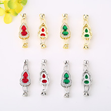 18k��ɫ��ɫ���^��ʯ�����diy�������β�B�ӿ��Ʒ������l