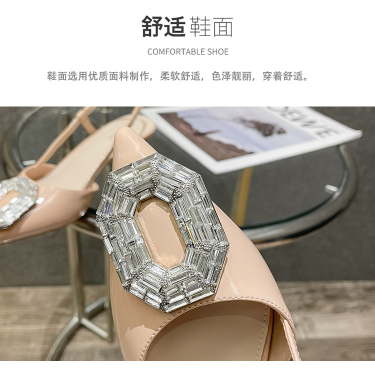 C3093 940K GIÀY CAO GÓT NỮ HUITDN GẮN ĐÁ MŨI NHỌN GÓT NHỌN PHONG CÁCH HÀN QUỐC GIÀY DÉP NỮ G03 SẢN PHẨM MỚI